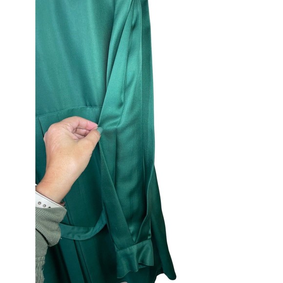 Anne Pinkerton Top Size S Womens Kelly Green Long Sleeve Button Up japananne - Picture 12 of 15